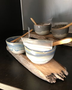 Salt and Pepper Set - by Driftwood Pinch Pots